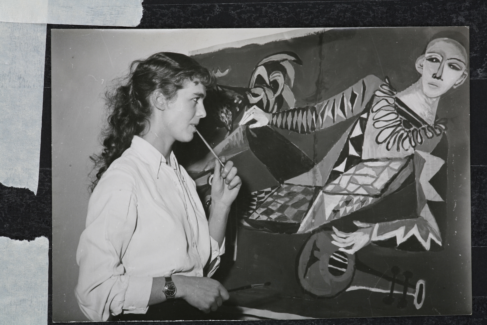 Inge Flierl im Studium an der HdK Berlin